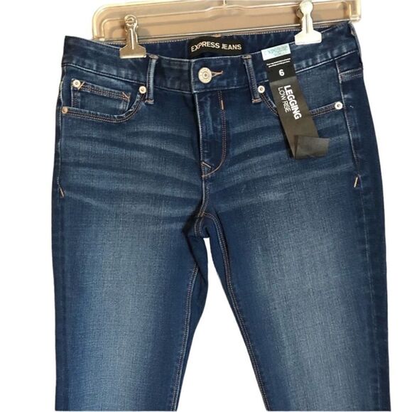 NWT! Express jeans leggings low rise. - Picture 2 of 10